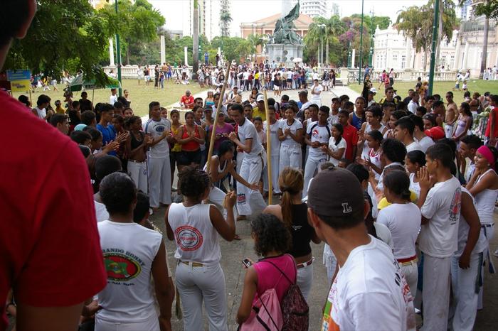 Capoeira at Praça da Republica in Belém