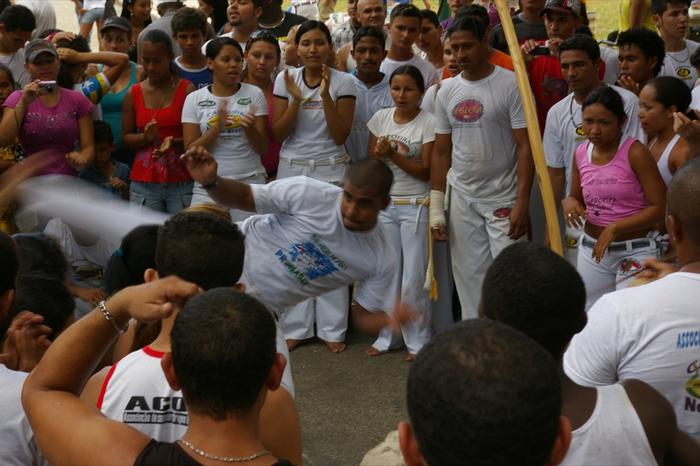 Capoeira at Praça da Republica in Belém