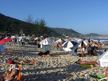 Mole Beach in Florianopolis
