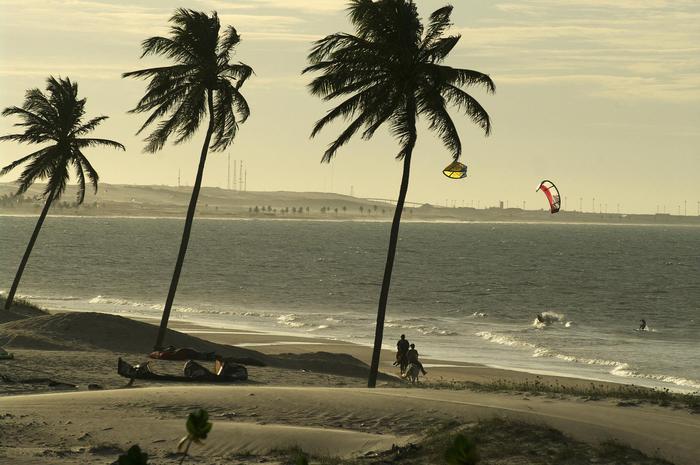 Kitesurfing in Cumbuco, Fortaleza