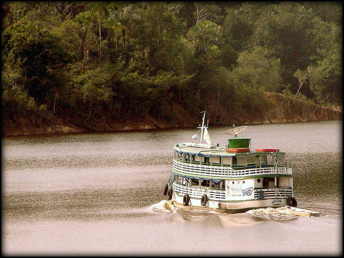 Boat in Amazonia