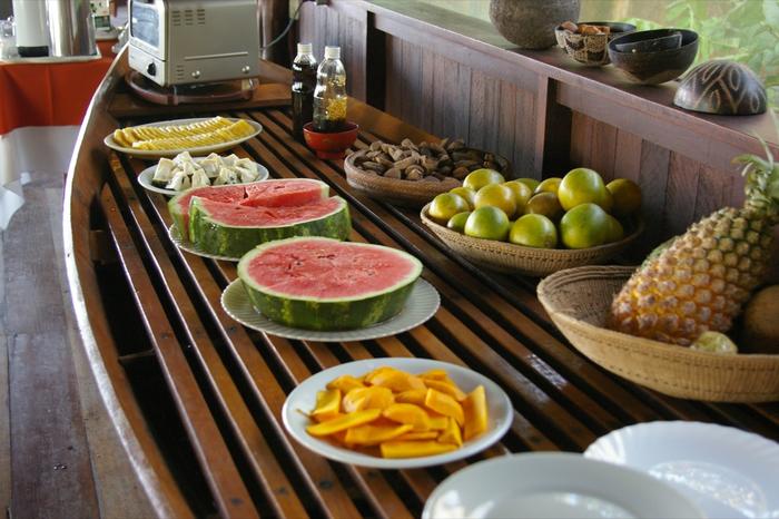 Breakfast at an Amazon Lodge