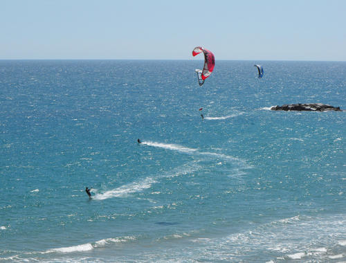 Kitesurfing at Malemba Beach