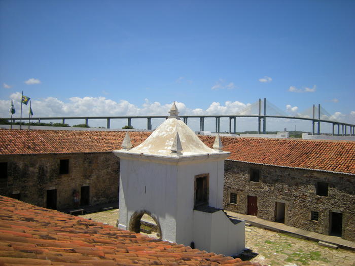 Fortaleza e Ponte  Ponte Newton Navarro vista da Fortaleza dos Reis Magos in Natal