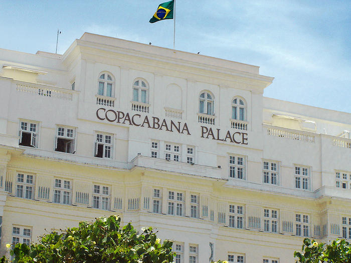 Copacabana Palace in Rio de Janeiro