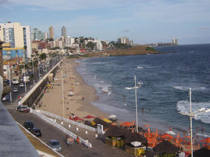 Farol da Barra Beach in Salvador Bahia