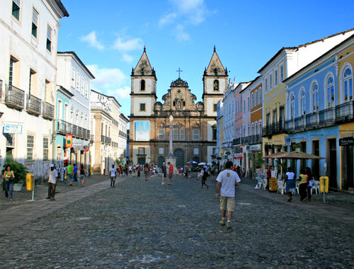 Largo do Pelourinho in Salvador Bahia