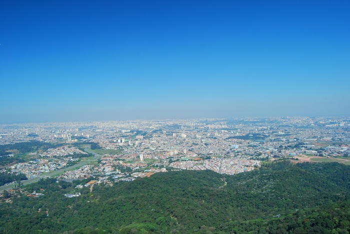 São Paulo view from Jaraguá Peak